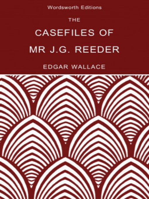 Cover image for The Casefiles of Mr J. G. Reeder